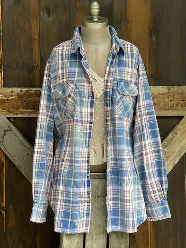 Halloween Series Flannel HAUNTED PATH - Spell Lavender